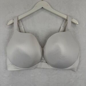 Cacique Lightly Lined Balconette Bra White Plus Size 42G Underwire 1130933